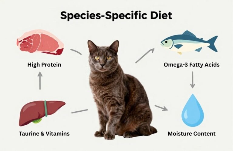 key components of species specific diet